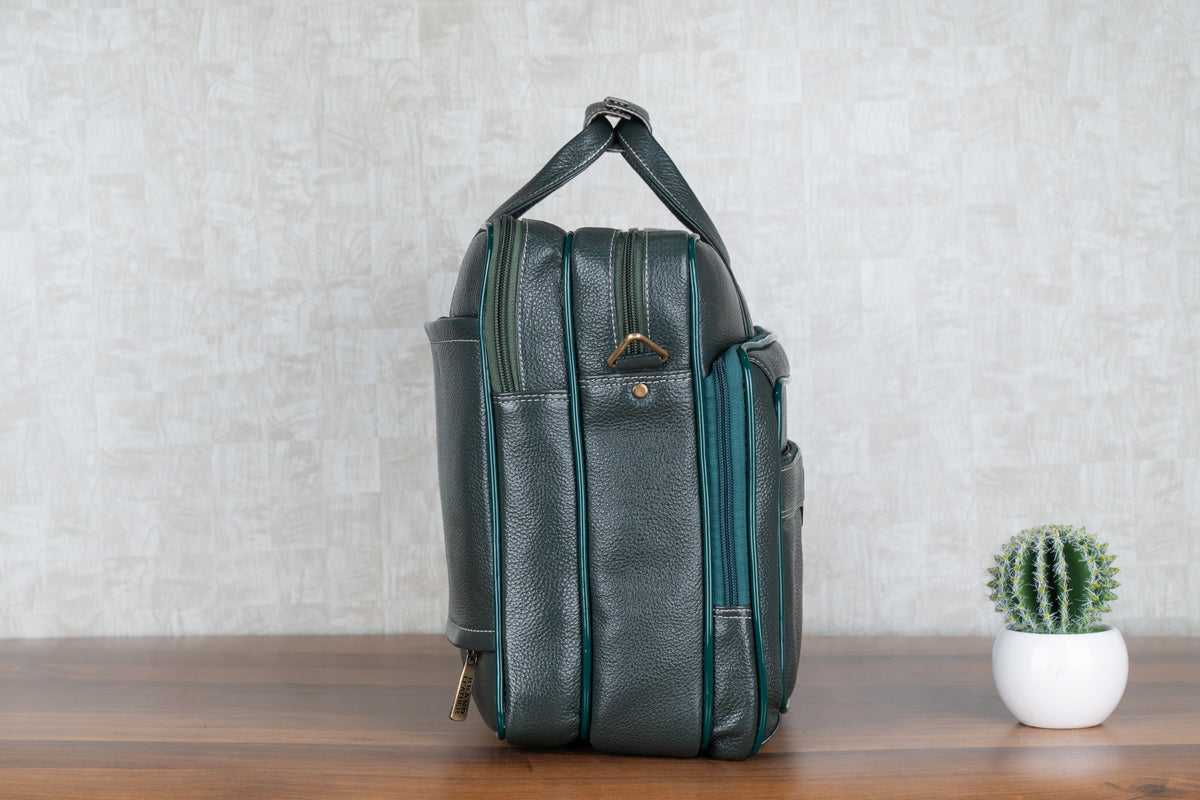 Genuine Leather Laptop Bag for Men - Office Bag, Brown - Fits Up to 16-inch Laptop/MacBook - Shoulder Bag/Hand Bag