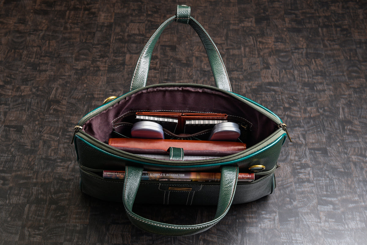 BRAND LEATHER Genuine Leather Laptop Bag for Men/Office Bag for Men |Fits 14|15.6|16 Inch Laptop Bag/MacBook |Leather Bag for Men with Shoulder Straps|Crossbody Laptop Messenger Bag for Men