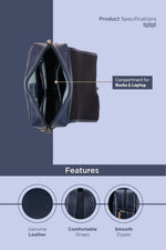 BRAND LEATHER Genuine Leather 14, 15.6 Inch Laptop Backpack For Use Office|Travel|Scahool|College Unisex