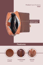 BRAND LEATHER Genuine Leather 14, 15.6 Inch Laptop Backpack For Use Office|Travel|Scahool|College Unisex