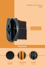 BRAND LEATHER Genuine Leather 14, 15.6 Inch Laptop Backpack For Use Office|Travel|Scahool|College Unisex