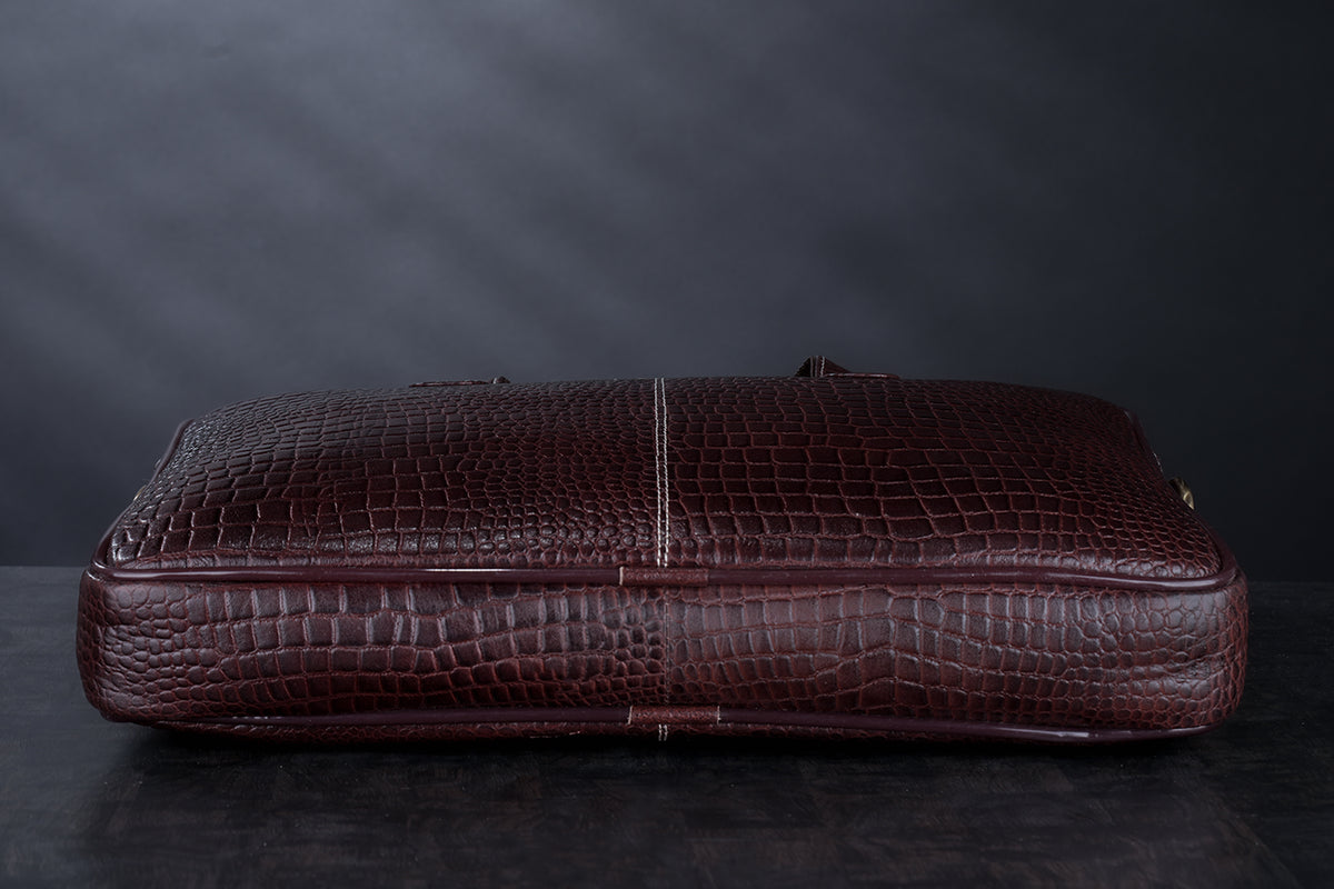 BRAND LEATHER Genuine Leather Laptop Bag for Men/Office Bag for Men |Fits 14|15.6|16 Inch Laptop Bag/MacBook |Leather Bag for Men with Shoulder Straps|Crossbody Laptop Messenger Bag for Men