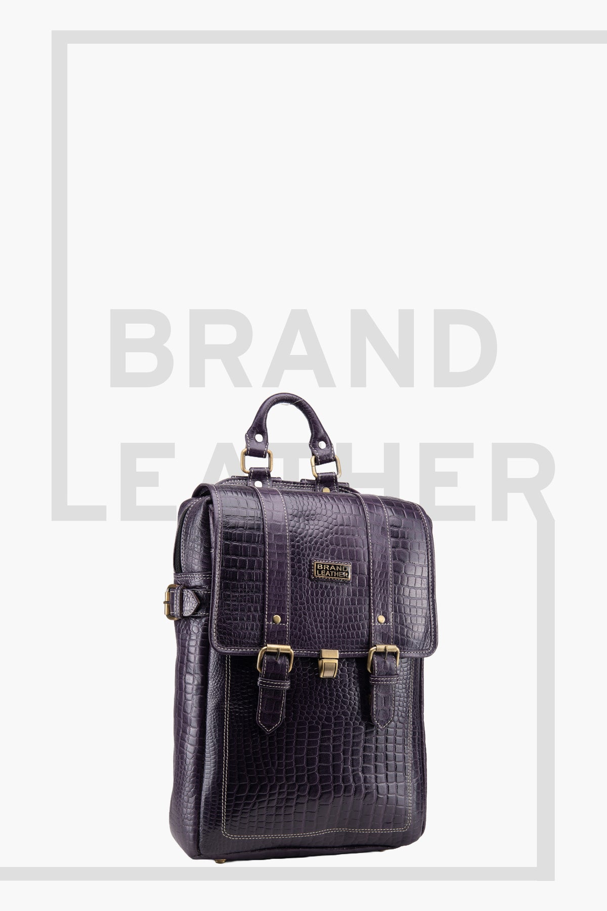 BRAND LEATHER Genuine Leather 14, 15.6 Inch Laptop Backpack For Use Office|Travel|Scahool|College Unisex