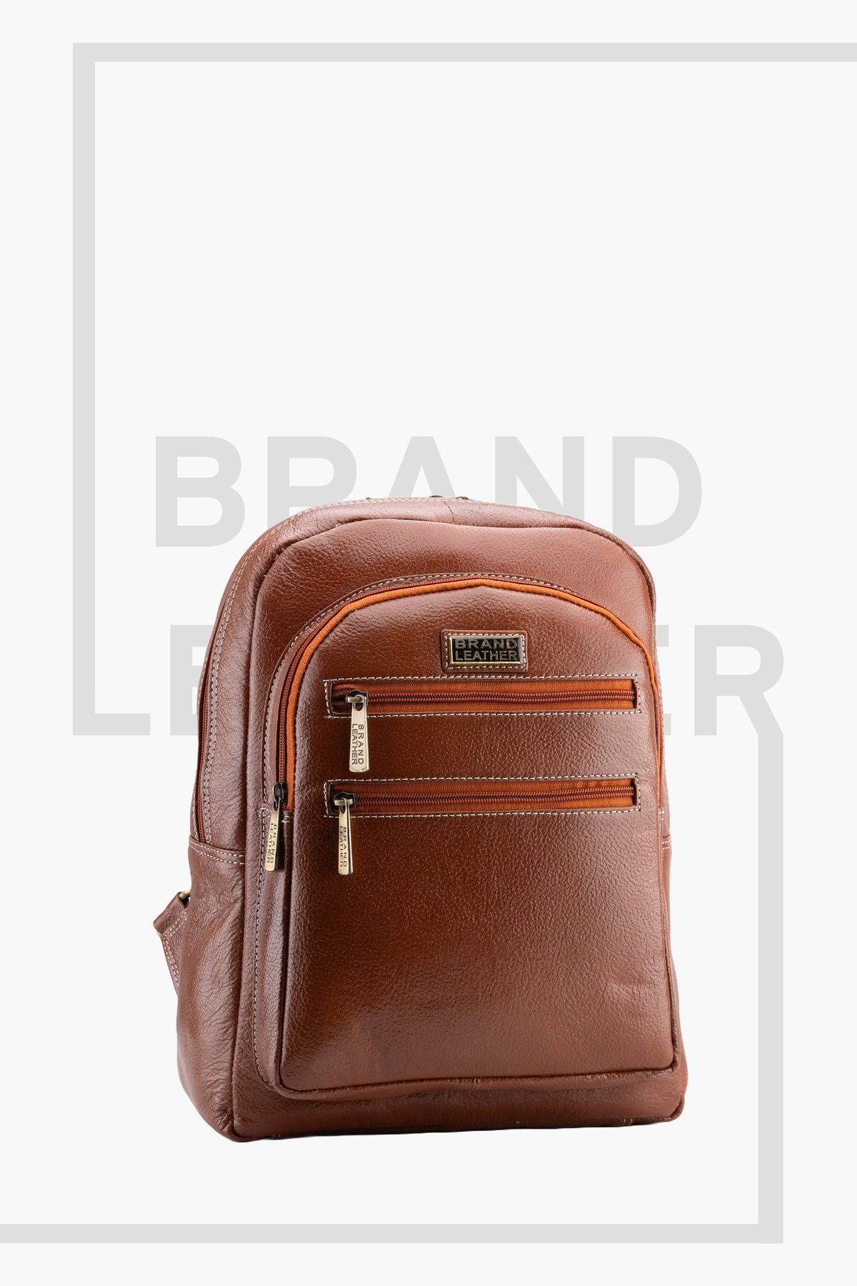 BRAND LEATHER Genuine Leather 14, 15.6 Inch Laptop Backpack For Use Office|Travel|Scahool|College Unisex