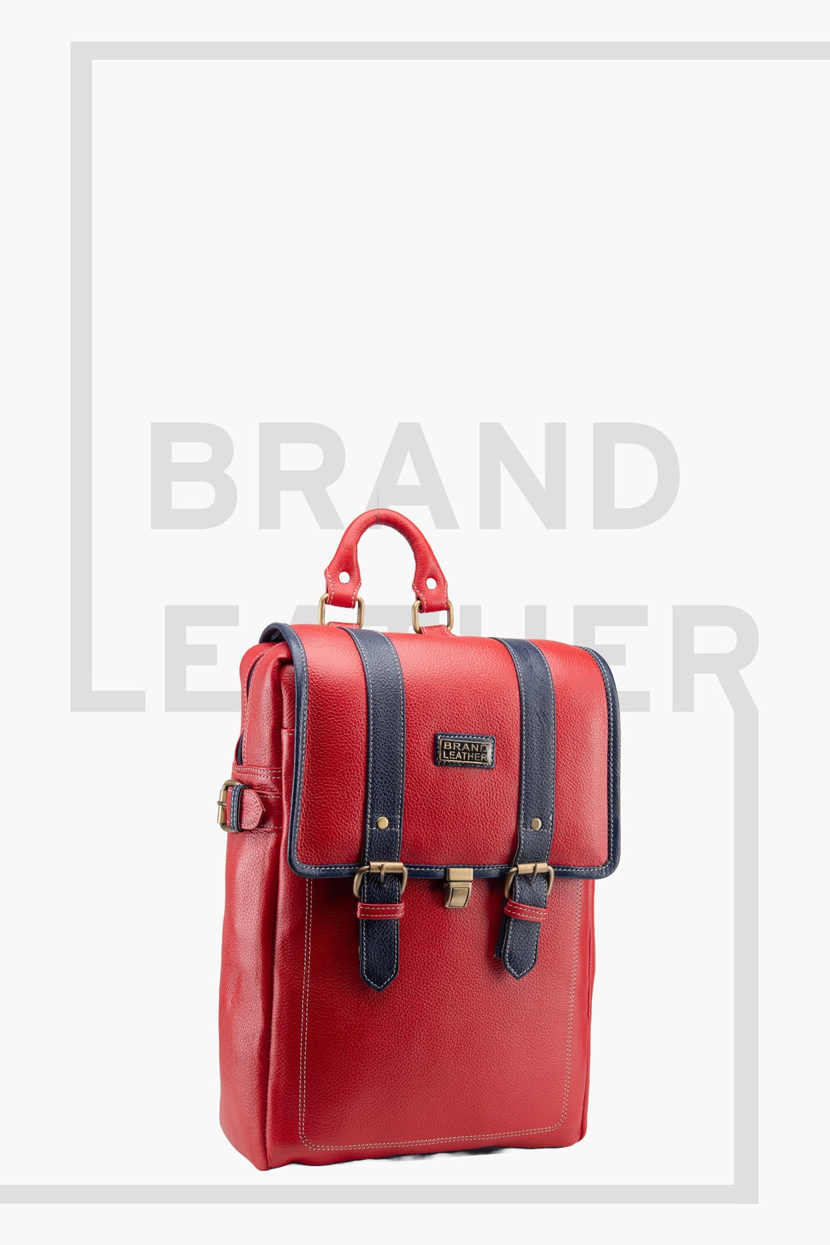 BRAND LEATHER Genuine Leather 14, 15.6 Inch Laptop Backpack For Use Office|Travel|Scahool|College Unisex