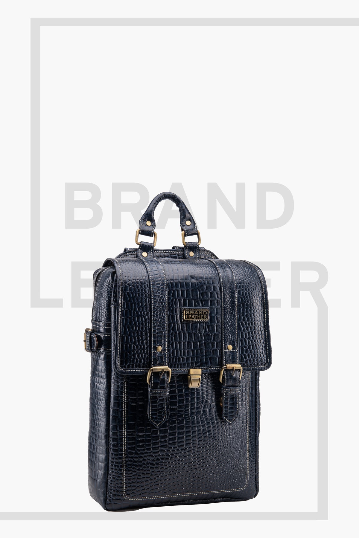 BRAND LEATHER Genuine Leather 14, 15.6 Inch Laptop Backpack For Use Office|Travel|Scahool|College Unisex