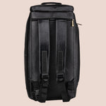 BRAND LEATHER Genuine Leather High Capacity Travel Backpack Cum Duffel Bag
