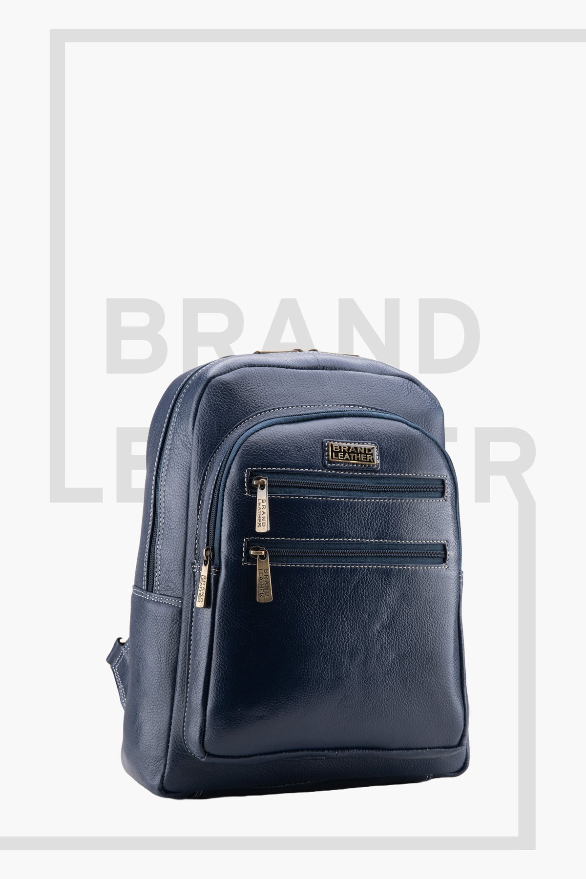 BRAND LEATHER Genuine Leather 14, 15.6 Inch Laptop Backpack For Use Office|Travel|Scahool|College Unisex