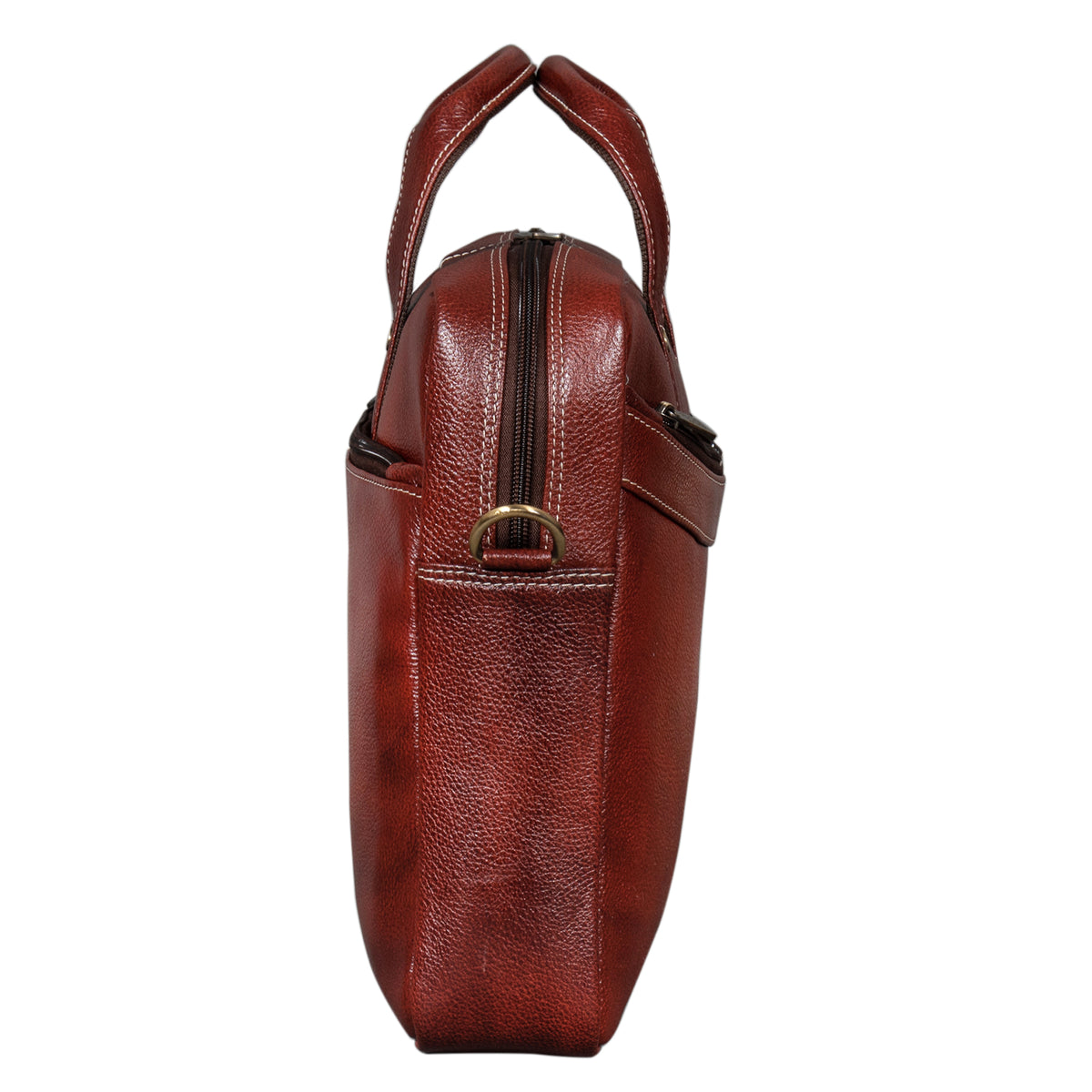 BRAND LEATHER Genuine Leather Laptop Bag for Men/Office Bag for Men |Fits 14|15.6|16 Inch Laptop Bag/MacBook |Leather Bag for Men with Shoulder Straps|Crossbody Laptop Messenger Bag for Men