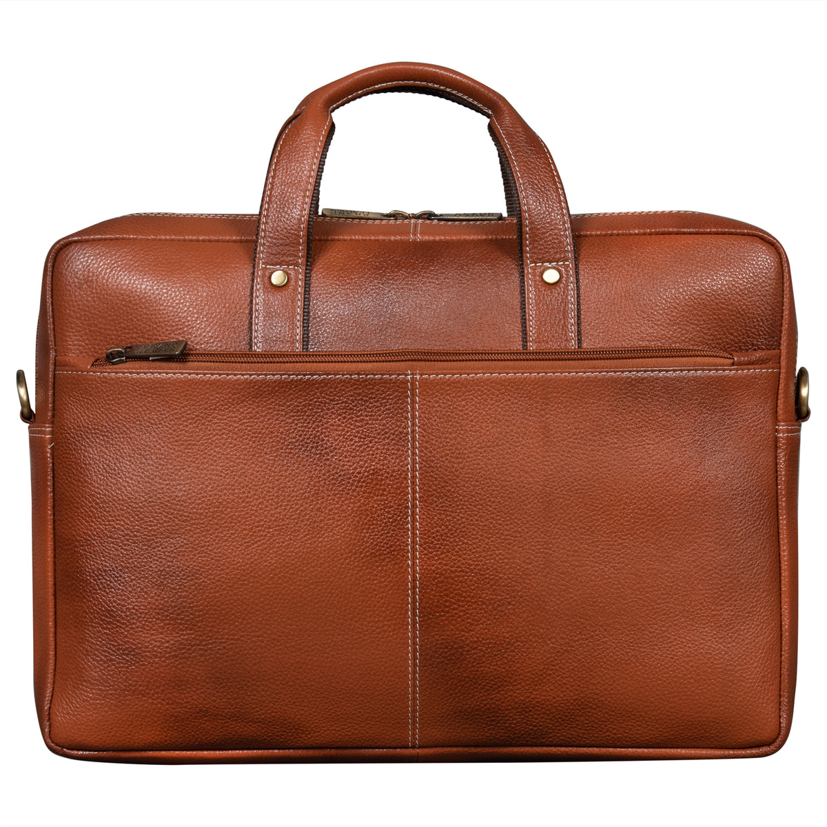 BRAND LEATHER Genuine Leather Laptop Bag for Men/Office Bag for Men |Fits 14|15.6|16 Inch Laptop Bag/MacBook |Leather Bag for Men with Shoulder Straps|Crossbody Laptop Messenger Bag for Men