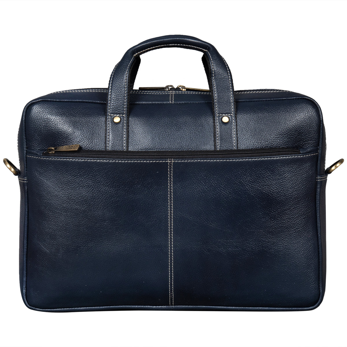 BRAND LEATHER Genuine Leather Laptop Bag for Men/Office Bag for Men |Fits 14|15.6|16 Inch Laptop Bag/MacBook |Leather Bag for Men with Shoulder Straps|Crossbody Laptop Messenger Bag for Men