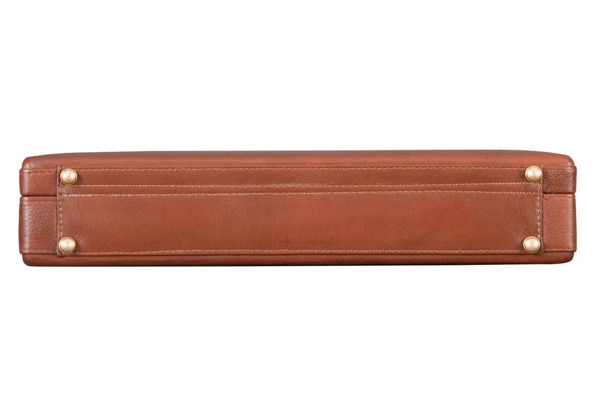 BRAND LEATHER Genuine Leather 20 L Briefcase For Men Use For Office|Business|Travel