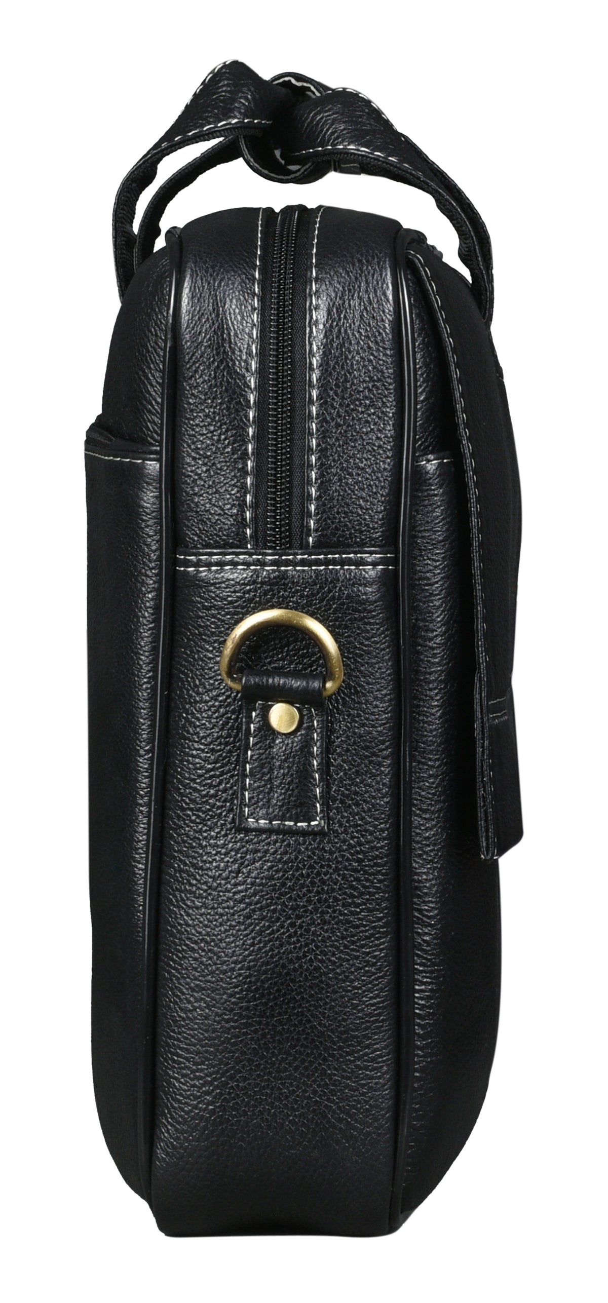 BRAND LEATHER Laptop Bag for Men - Genuine Leather Office Bag with Multiple Compartments Fits 14/15.6/16 Inch Laptop Bag - Messenger and Shoulder Bag for Travel - Water Resistant