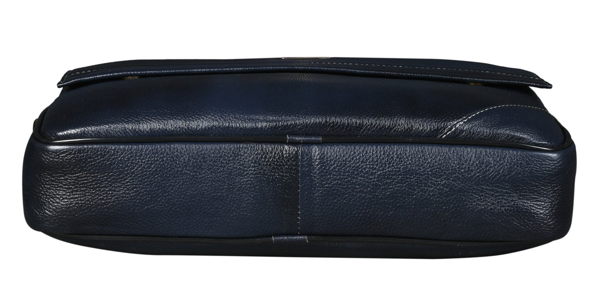 BRAND LEATHER Laptop Bag for Men - Genuine Leather Office Bag with Multiple Compartments Fits 14/15.6/16 Inch Laptop Bag - Messenger and Shoulder Bag for Travel - Water Resistant