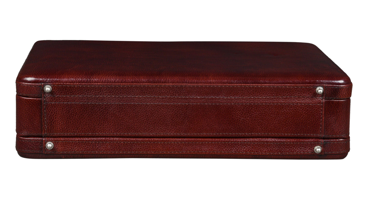 Genuine Leather 25 L Briefcase For Men Use For Office|Business|Travel