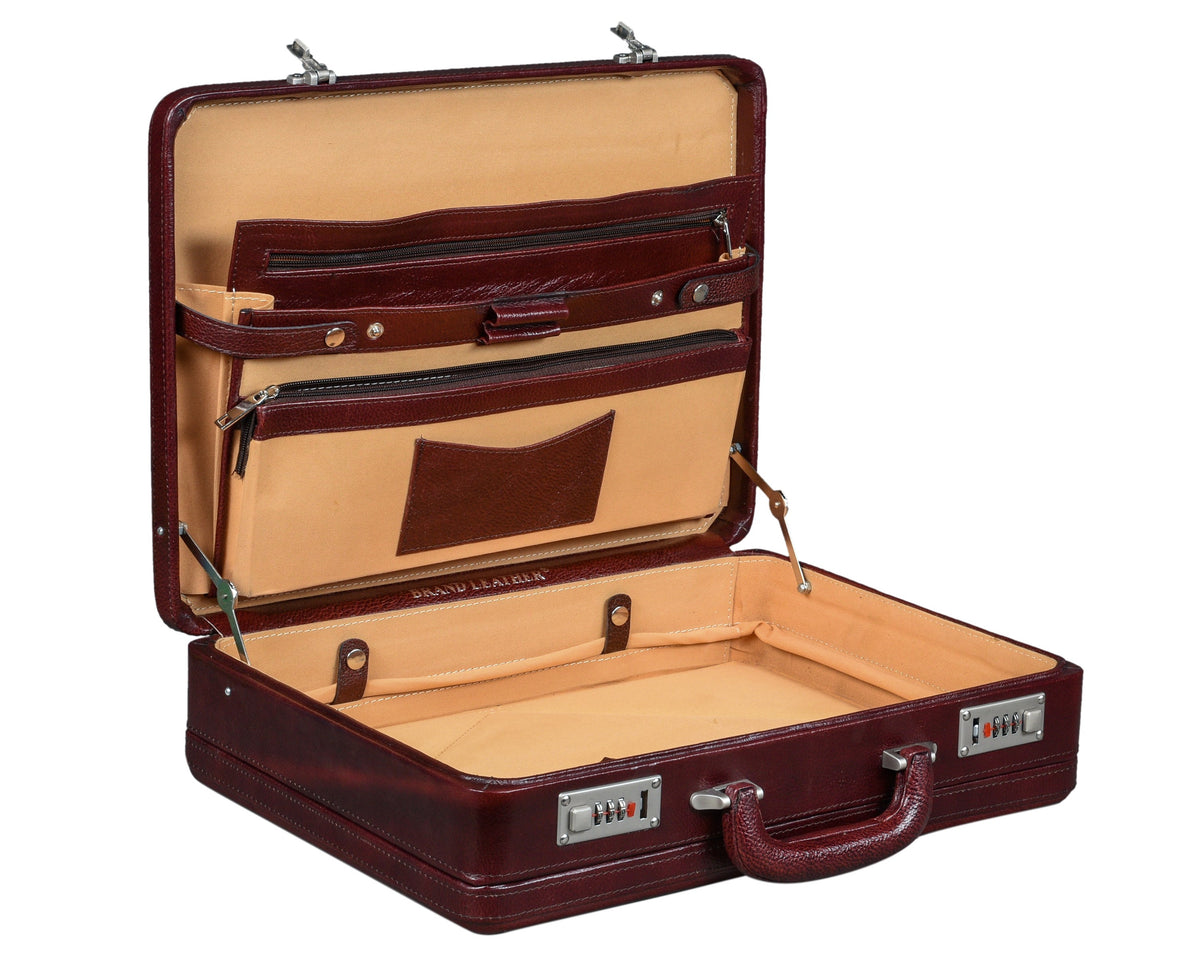 Genuine Leather 25 L Briefcase For Men Use For Office|Business|Travel