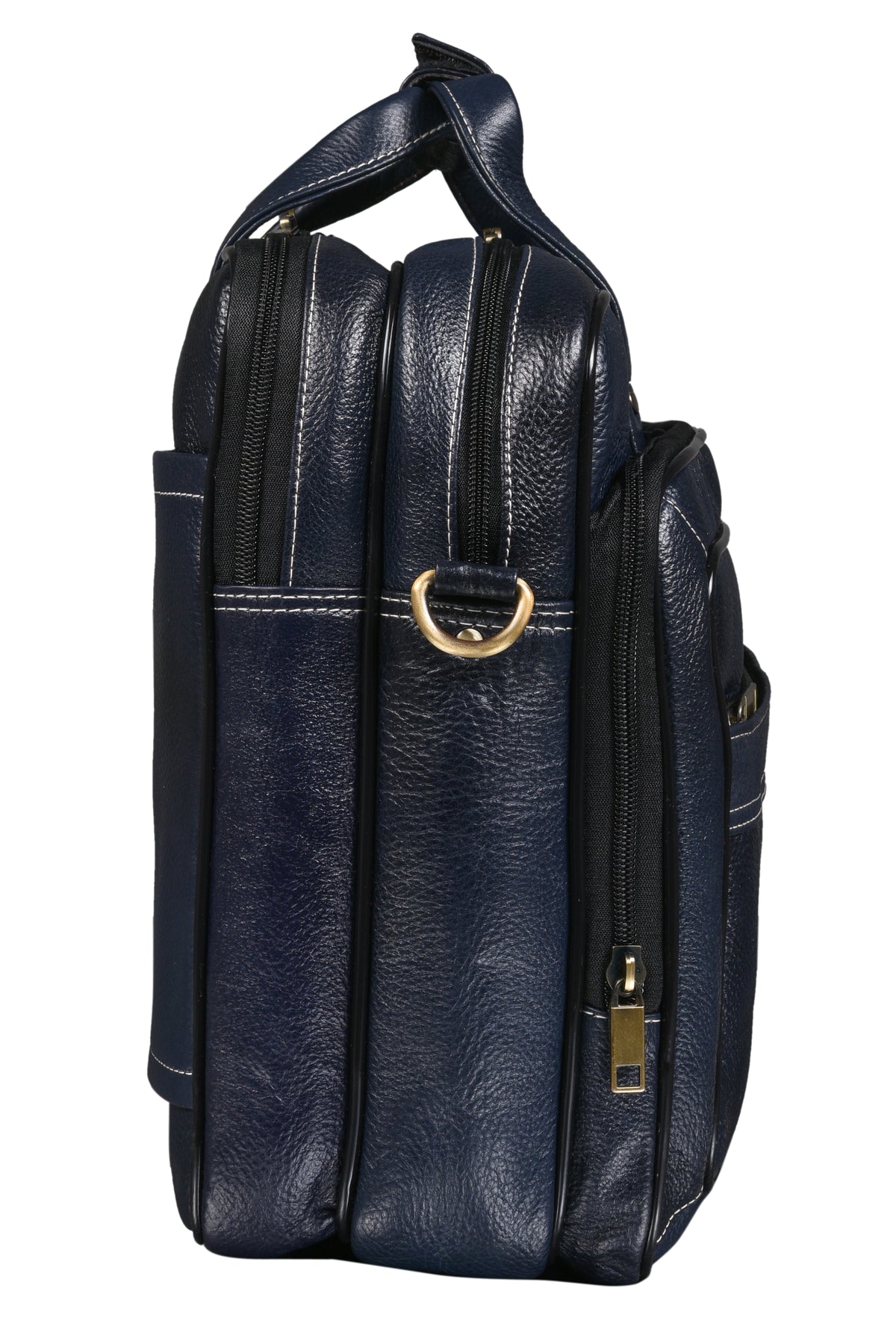 Genuine Leather Laptop Bag for Men - Office Bag, Brown - Fits Up to 16-inch Laptop/MacBook - Shoulder Bag/Hand Bag