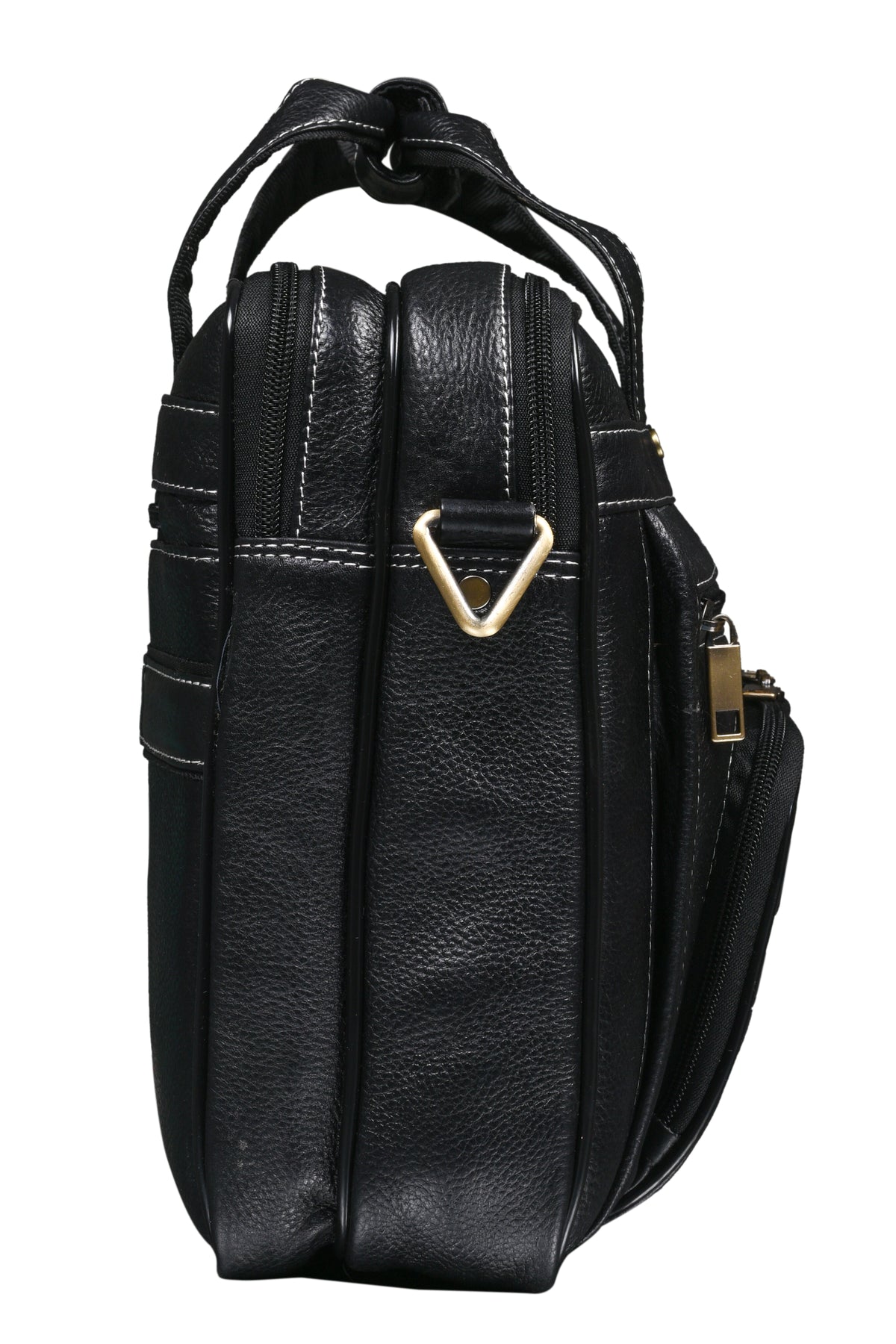 Genuine Leather Briefcase for Men Business Travel Messenger Bags 15.6 Inch Laptop Bag