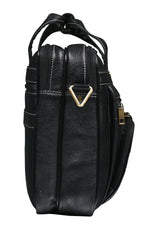 Genuine Leather Briefcase for Men Business Travel Messenger Bags 15.6 Inch Laptop Bag