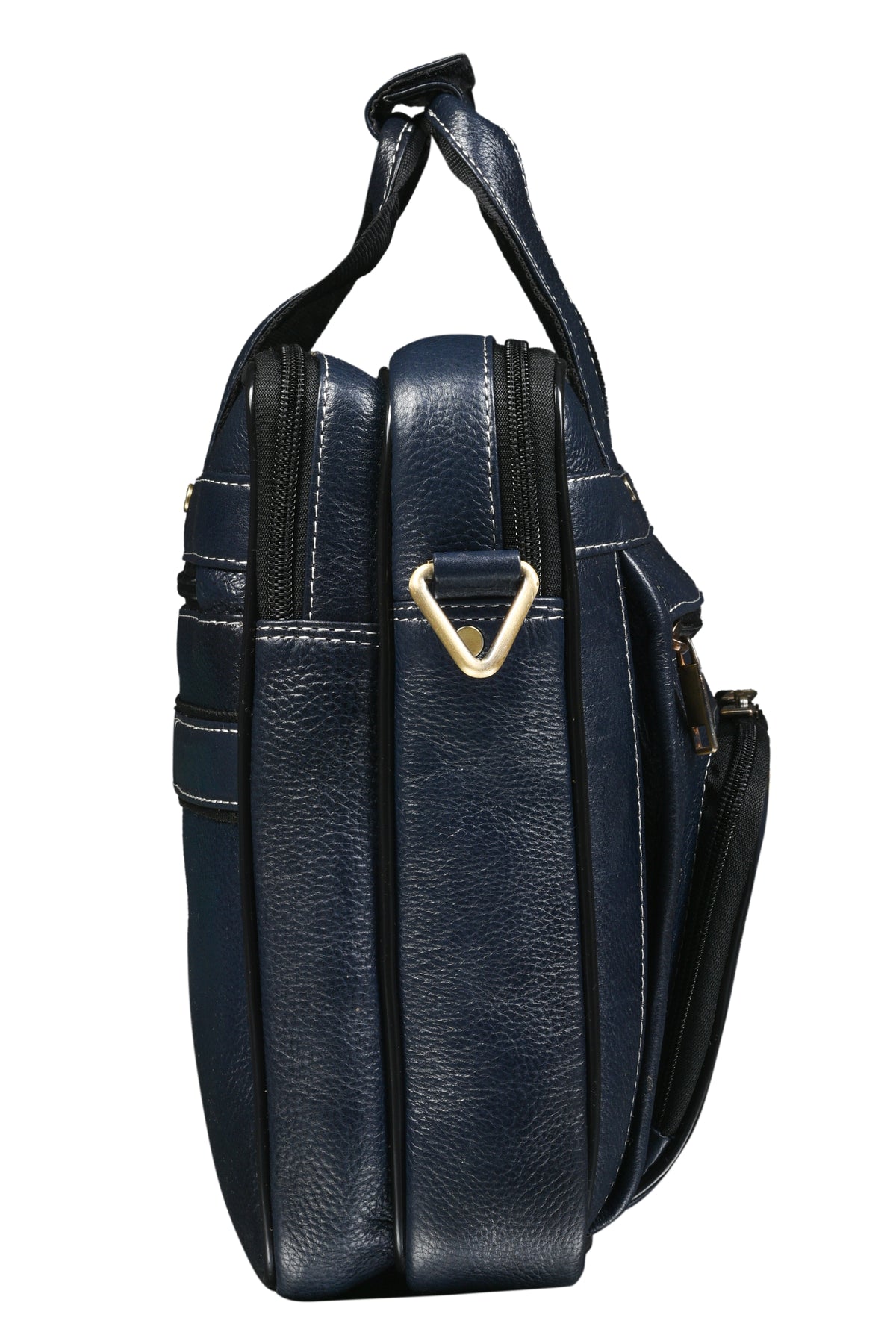 Genuine Leather Briefcase for Men Business Travel Messenger Bags 15.6 Inch Laptop Bag