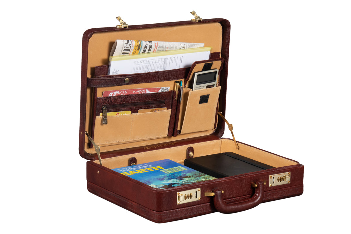 Genuine Leather 25 L Briefcase For Men Use For Office|Business|Travel