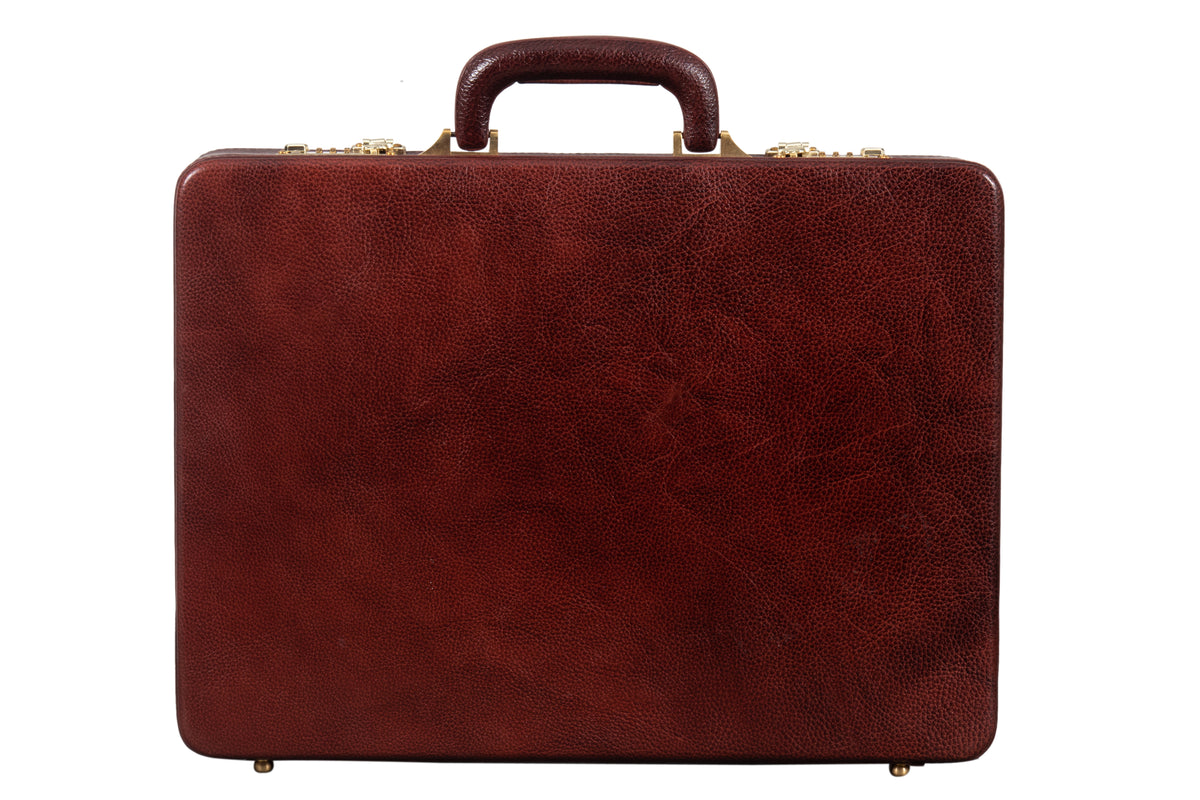 Genuine Leather 25 L Briefcase For Men Use For Office|Business|Travel