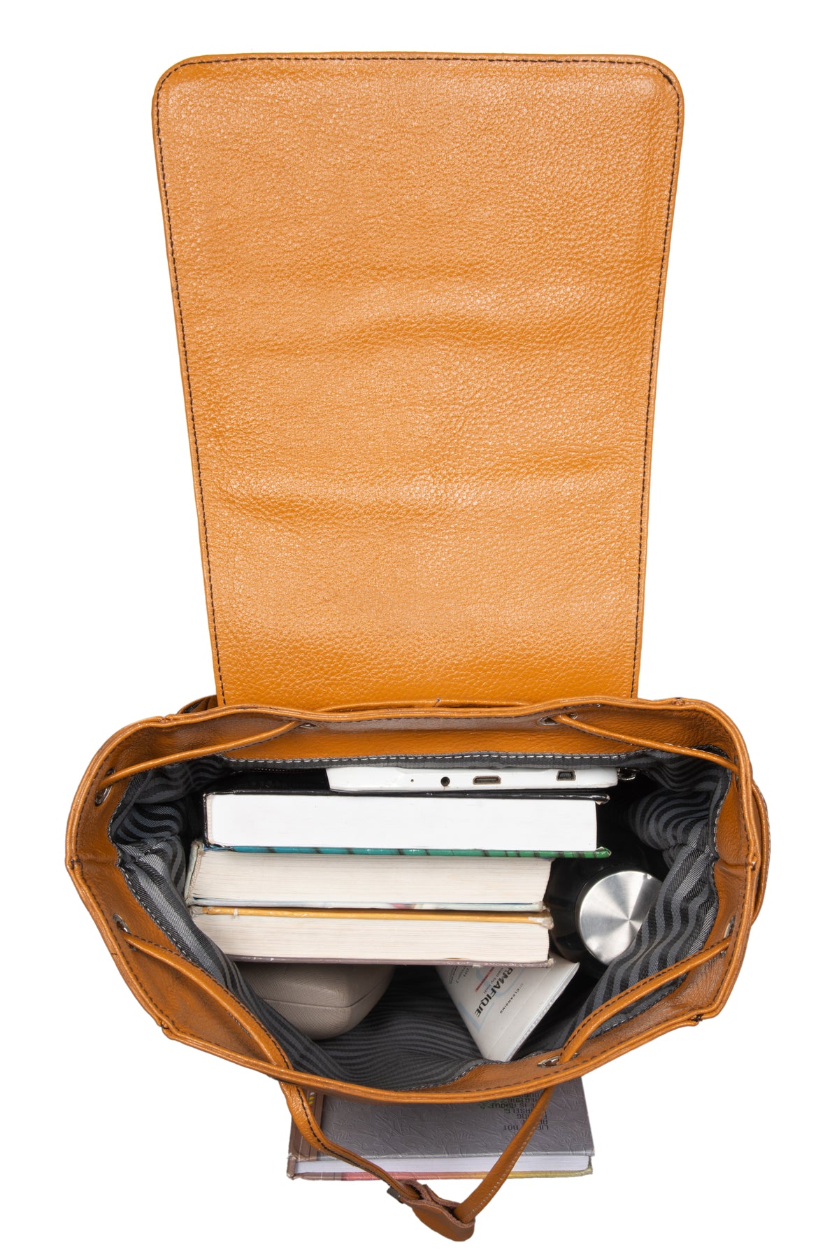 BRAND LEATHER Genuine Leather Stylish Women's Backpack Use for College|School|Office|Travel