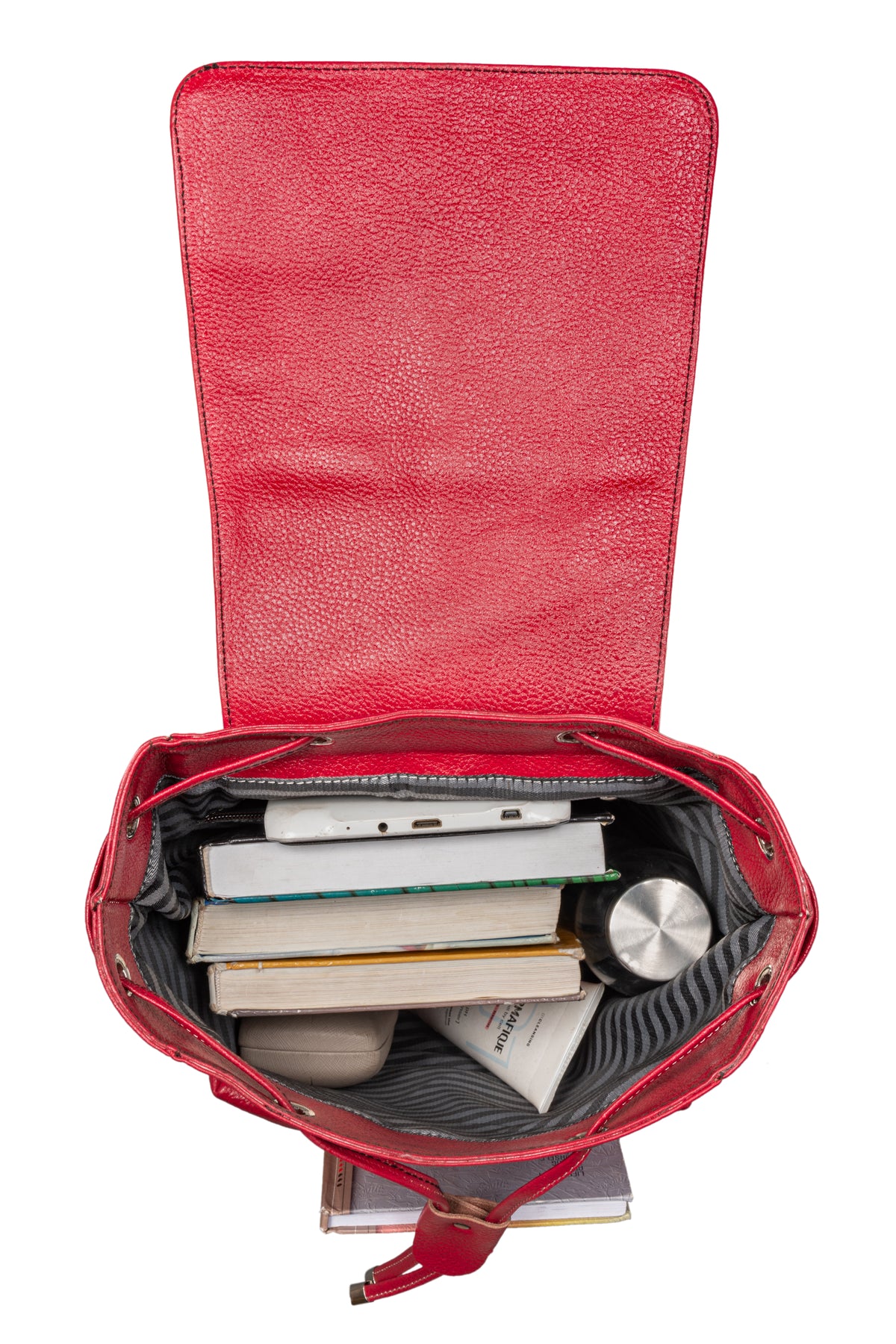 BRAND LEATHER Genuine Leather Stylish Women's Backpack Use for College|School|Office|Travel