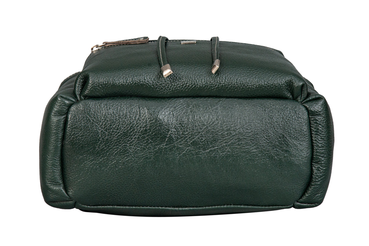 BRAND LEATHER Genuine Leather Stylish Women's Backpack Use for College|School|Office|Travel