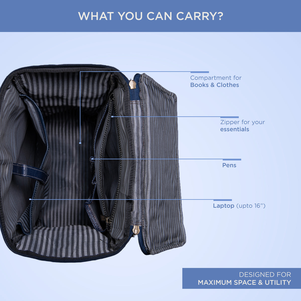 BRAND LEATHER Full Grain Buffalo - Hide Leather Backpack Large Capacity 15/15.6/16/17 Inch Laptop Bag Multi Pockets Travel Daypack