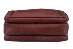 Genuine Leather 16 Inch Laptop Messenger Bag With Huge Capacity