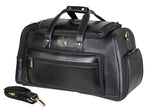BRAND LEATHER Genuine Leather High Capacity Travel Backpack Cum Duffel Bag