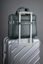 Laptop Bag for Men - Genuine Leather Messenger Bag for Office - Fits up to 15 Inch Laptop -Brown Shoulder Bag with Multiple Compartments - Executive Leather Bag for Work and Travel