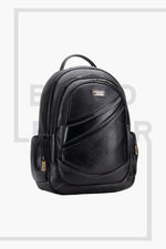 BRAND LEATHER Men's Full Grain Cow Hide Leather 17 Inch Laptop Backpack Large Capacity Weekender Overnight Camping Travel Rucksack