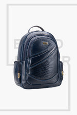 BRAND LEATHER Men's Full Grain Cow Hide Leather 17 Inch Laptop Backpack Large Capacity Weekender Overnight Camping Travel Rucksack