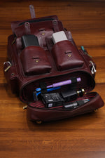 BRAND LEATHER Full Grain Buffalo - Hide Leather Backpack Large Capacity 15/15.6/16/17 Inch Laptop Bag Multi Pockets Travel Daypack