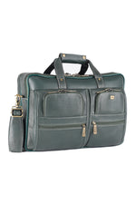 Genuine Leather Laptop Bag for Men - Office Bag, Brown - Fits Up to 16-inch Laptop/MacBook - Shoulder Bag/Hand Bag