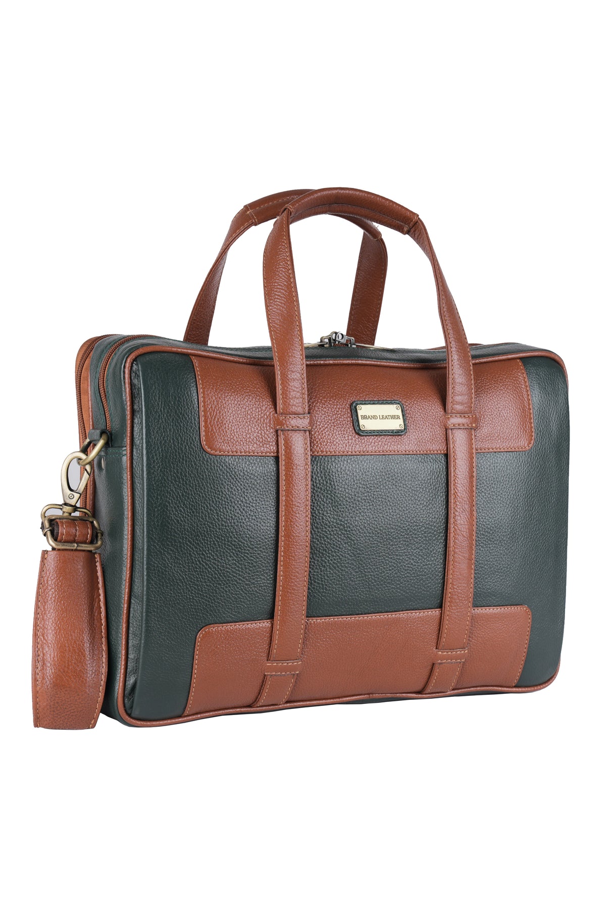 Genuine Leather Messenger Bag for Men 15.6, 16 inch laptop Briefcase Shoulder Bags