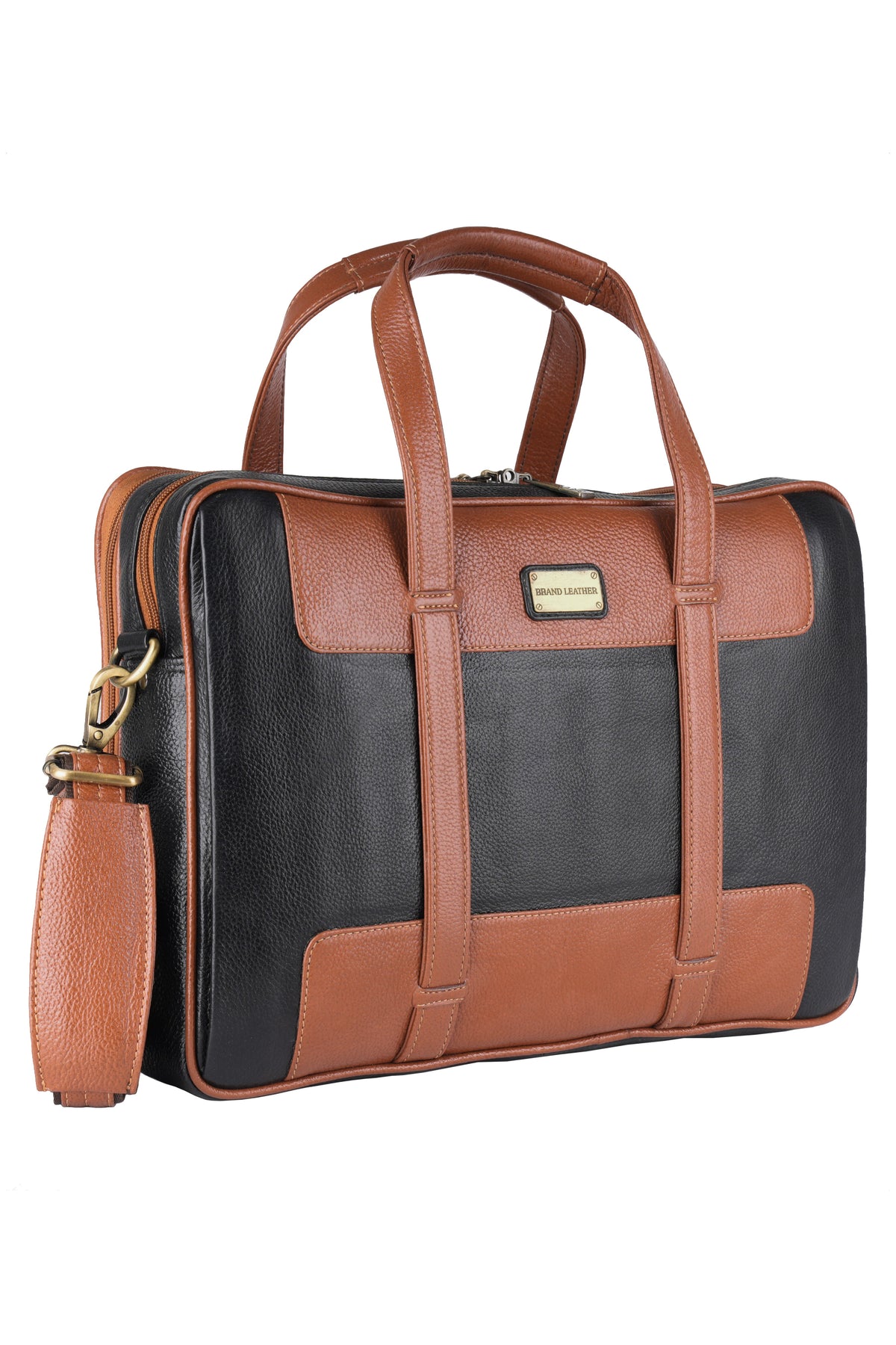 Genuine Leather Messenger Bag for Men 15.6, 16 inch laptop Briefcase Shoulder Bags