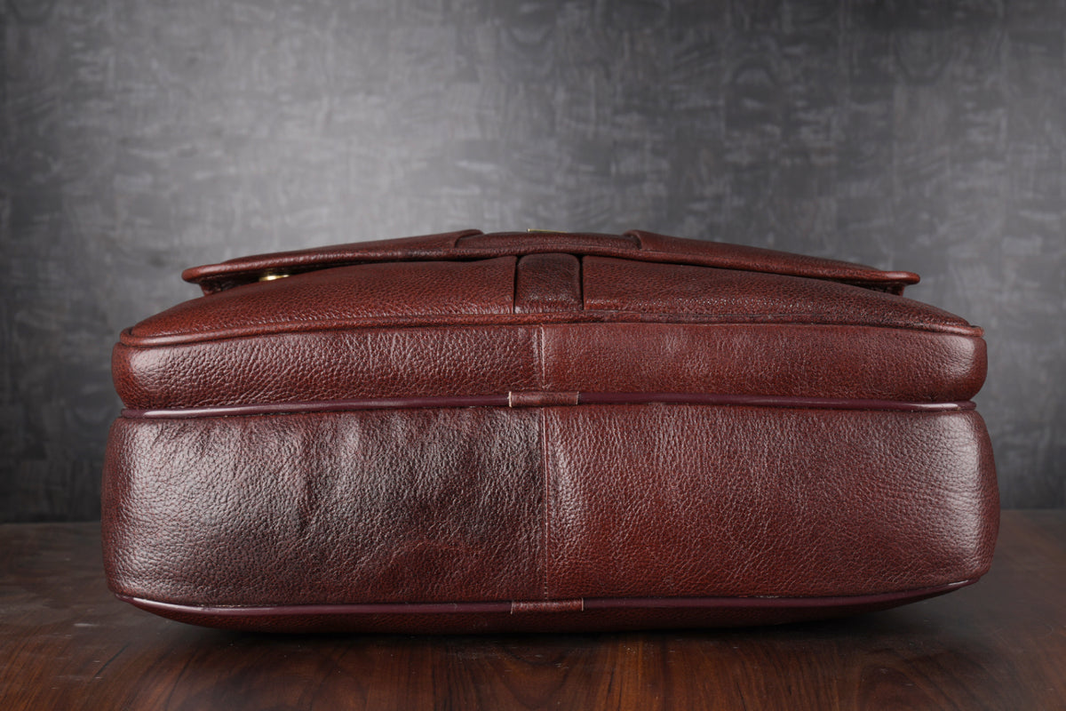 BRAND LEATHER Laptop Bag for Men - Genuine Leather Office Bag with Multiple Compartments Fits 14/15.6/16 Inch Laptop Bag - Messenger and Shoulder Bag for Travel - Water Resistant