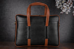 Genuine Leather Messenger Bag for Men 15.6, 16 inch laptop Briefcase Shoulder Bags