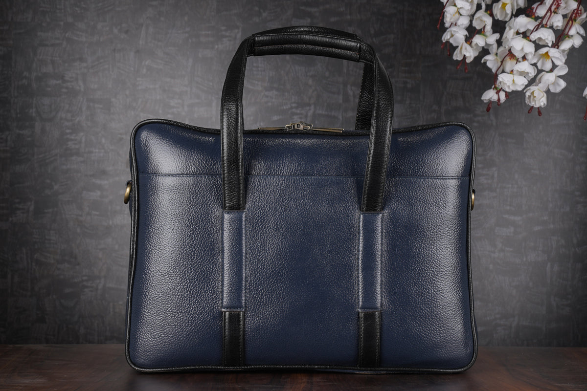 Genuine Leather Messenger Bag for Men 15.6, 16 inch laptop Briefcase Shoulder Bags