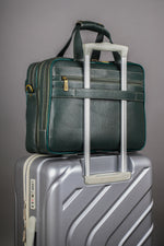 Genuine Leather Laptop Bag for Men/Office Bag for Men, Brown | Fits Upto 16" Laptop/MacBook| Bag with Shoulder Straps | Laptop Messenger Bag/Leather Bag for Men with Trolley Straps