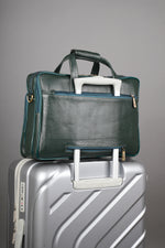 Genuine Leather Laptop Bag for Men - Office Bag, Brown - Fits Up to 16-inch Laptop/MacBook - Shoulder Bag/Hand Bag