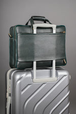 Genuine Leather Laptop Bag for Men - Office Bag, Brown - Fits Up to 16-inch Laptop/MacBook - Shoulder Bag/Hand Bag