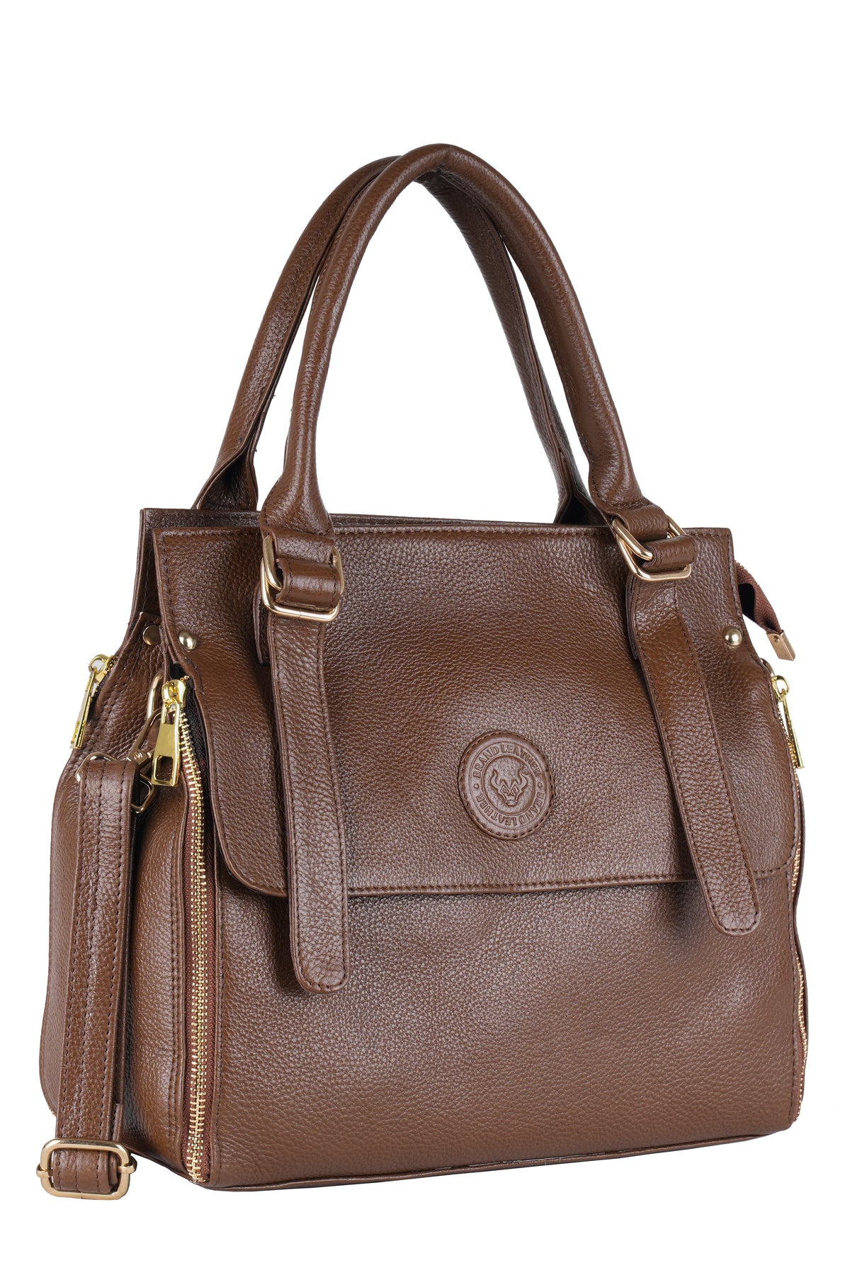 BRAND LEATHER Women's Genuine Leather Handbags Shoulder Bag Satchel Designer Ladies Purse Crossbody Bags