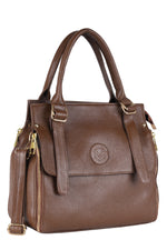 BRAND LEATHER Women's Genuine Leather Handbags Shoulder Bag Satchel Designer Ladies Purse Crossbody Bags