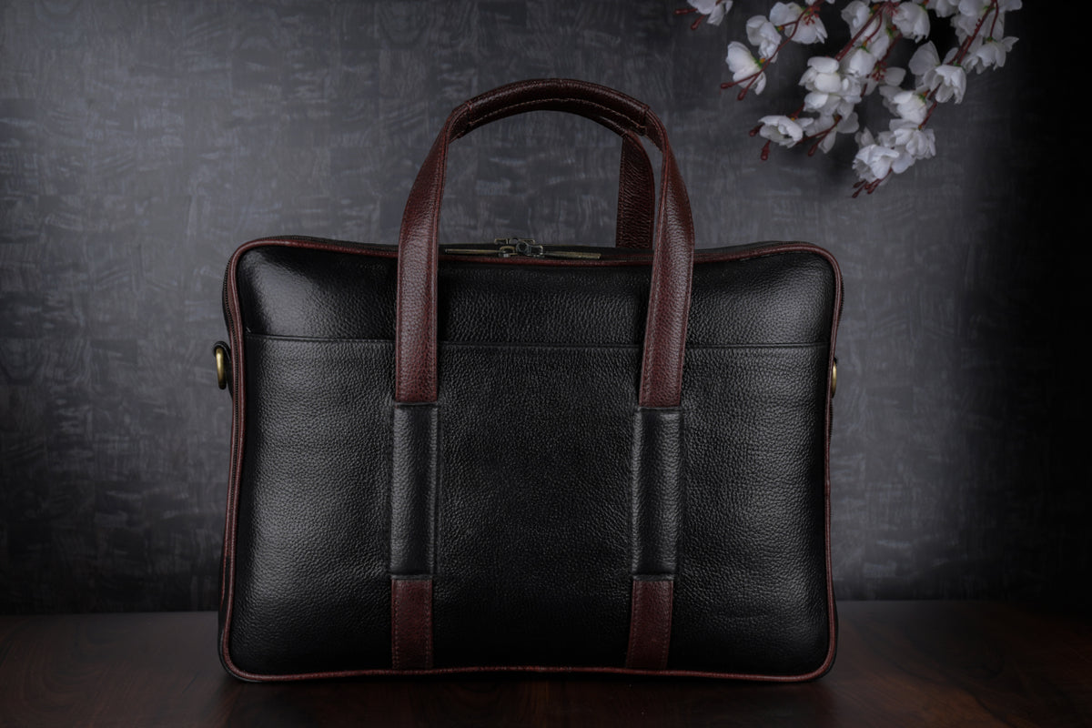 Genuine Leather Messenger Bag for Men 15.6, 16 inch laptop Briefcase Shoulder Bags