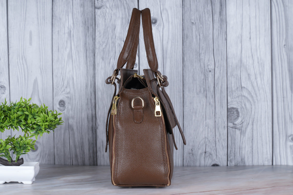 BRAND LEATHER Women's Genuine Leather Handbags Shoulder Bag Satchel Designer Ladies Purse Crossbody Bags