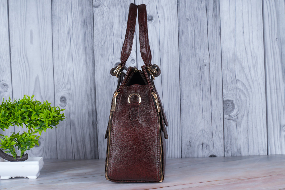 BRAND LEATHER Women's Genuine Leather Handbags Shoulder Bag Satchel Designer Ladies Purse Crossbody Bags